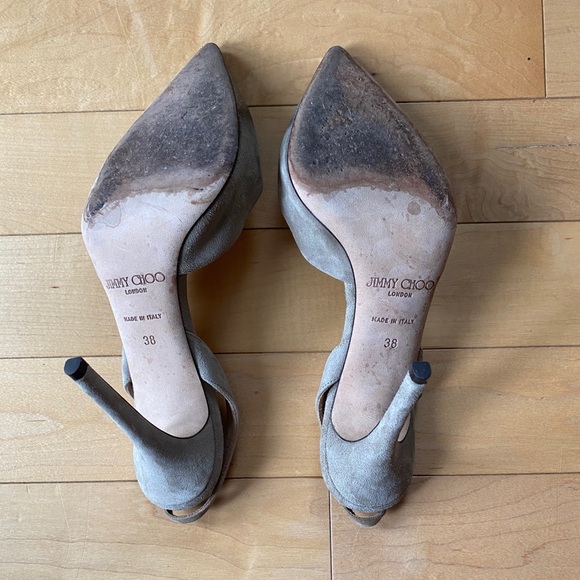 Jimmy Choo Suede Slingbacks - Picture 5 of 7